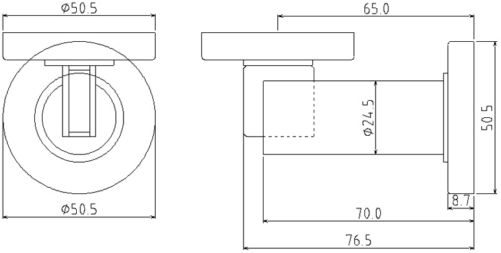 高質量不生銹不變色304不銹鋼大力強磁加厚地吸門吸墻吸SG-DS004產品尺寸.jpg