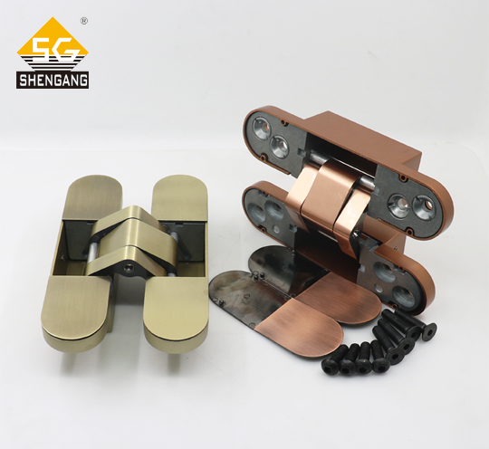 SG-HC60120裝甲門防盜門二維可調隱藏式合頁鉸鏈隱藏鉸鏈